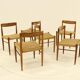 Set of 6 Rosewood Dining Chairs by H.W.Klein for Bramin, Denmark, 1960s