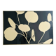 Gold and black floral abstraction
