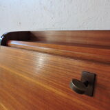 Teak wall-mounted secretary from the 50s / 60s