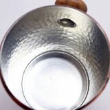 Small copper and teak ice bucket