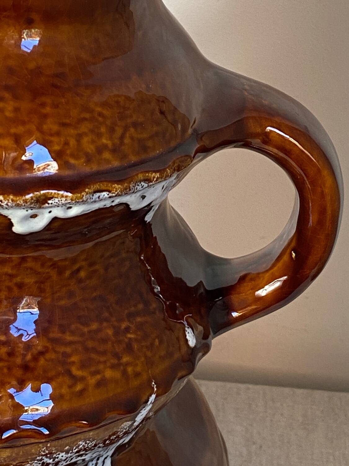 Fat lava type ceramic floor lamp