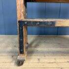 Old wooden shelf from a shoemaker.