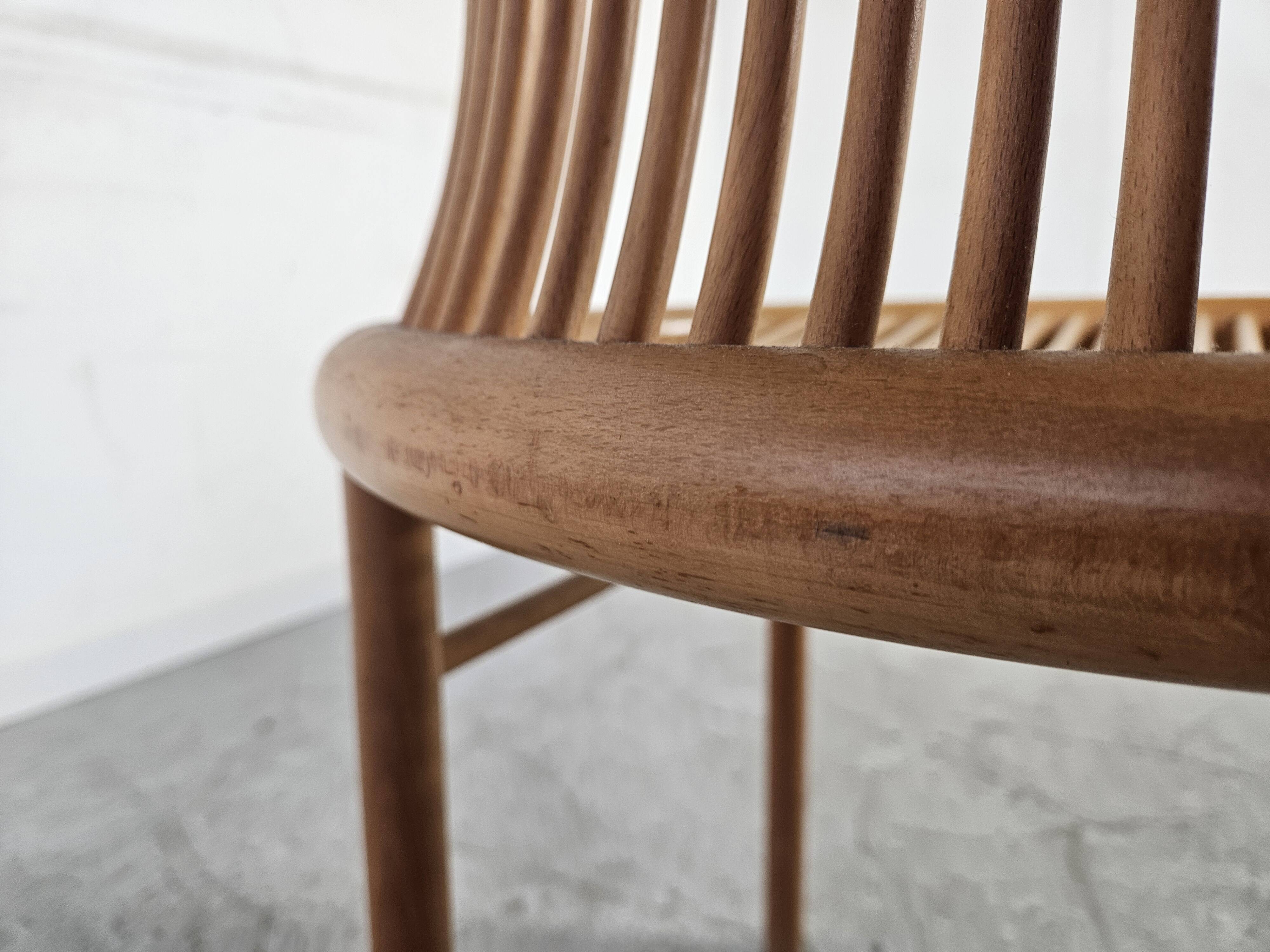 Pair of Herbert Ohl chairs for Lubke, 1980s