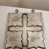 Vintage aluminum croque-monsieurs apparatus