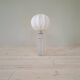 Rare mid-century modern crystal drop table lamp by Orrefors, designed by Carl Fagerlund.