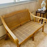 Rattan bench and canning