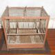 Wooden bird cage