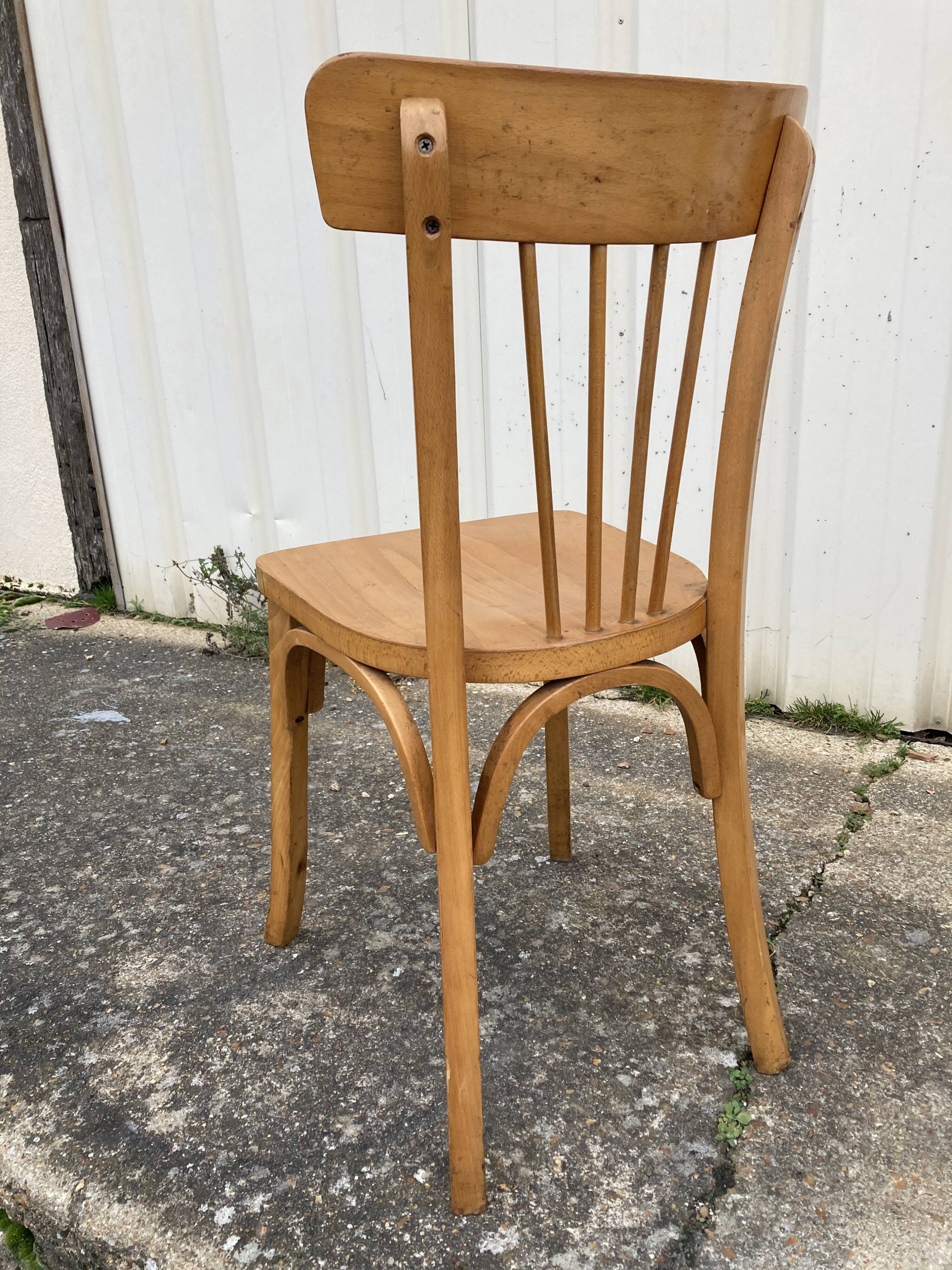 Old Scandinavian bistro chair