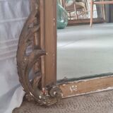 Antique gilded mirror 150 x 90 with moldings