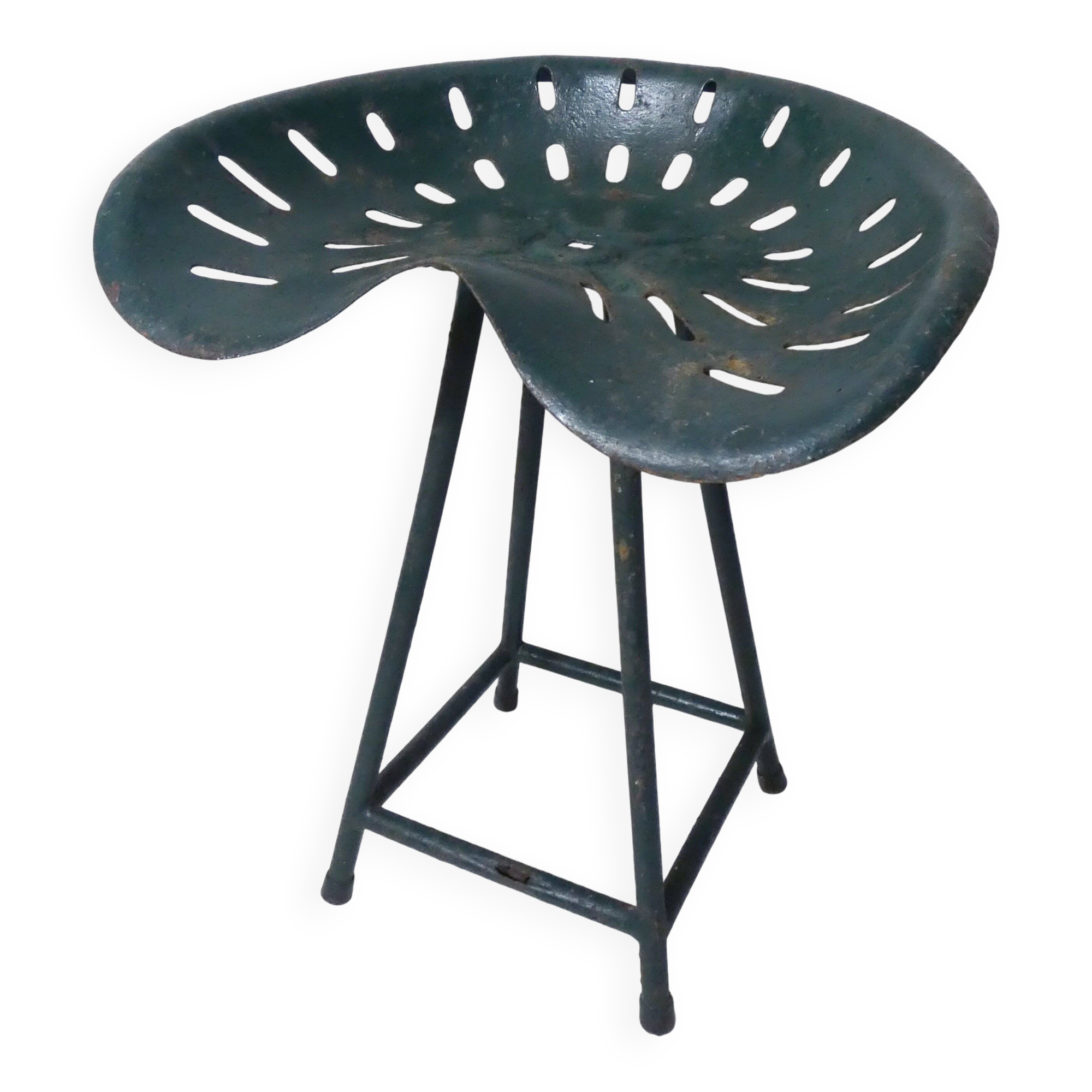 Old tractor seat stool