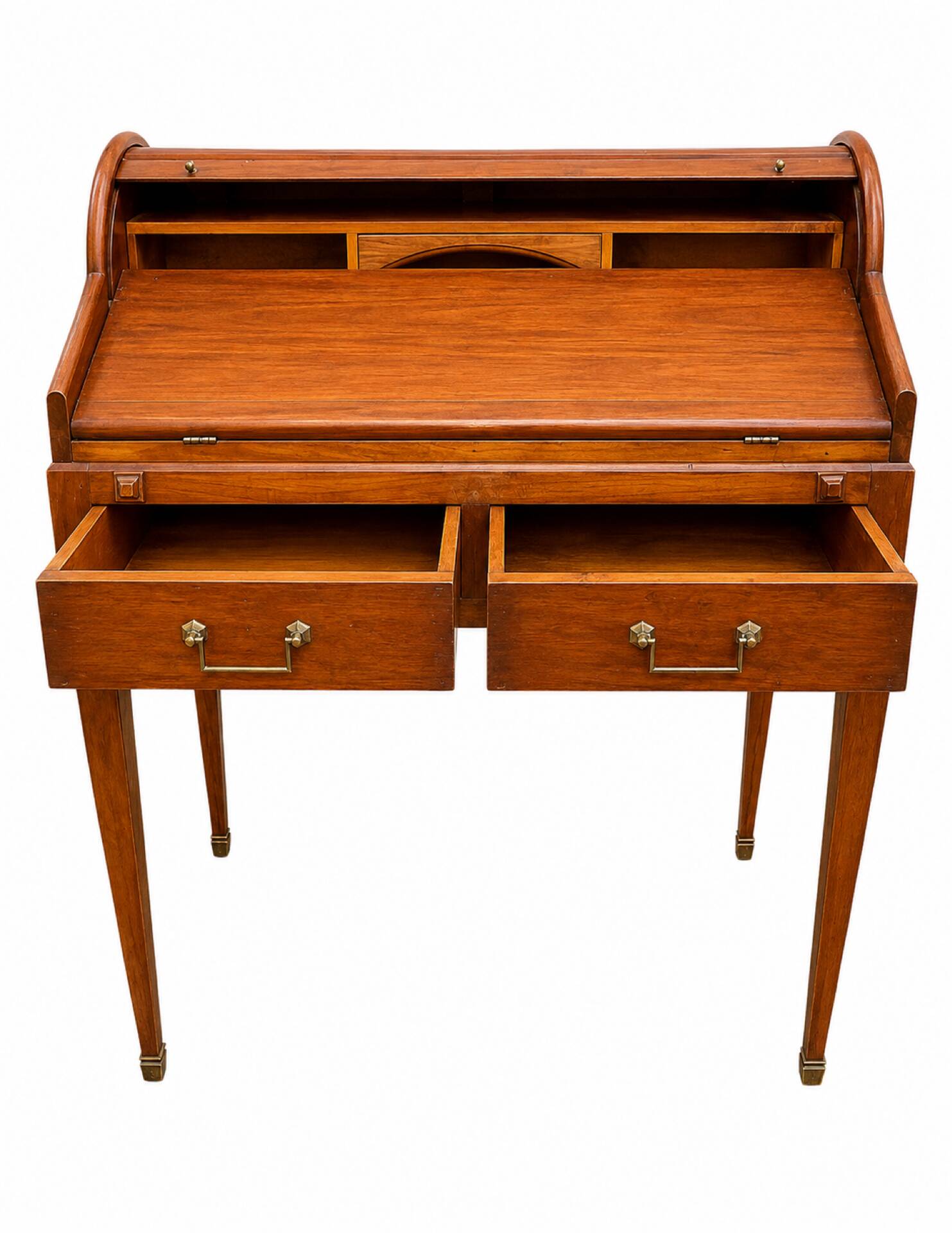 Louis XVI cylinder desk in cherry wood