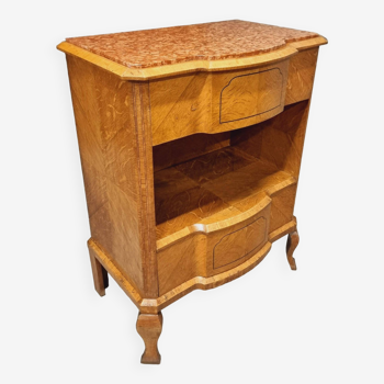 Antique Art Deco chest of drawers, dresser 86 x 110 cm