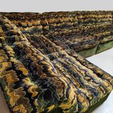 Vintage modular sofa Laauser 'Jungle green'