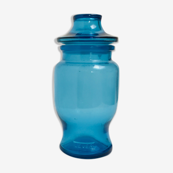 Vintage blue jar M