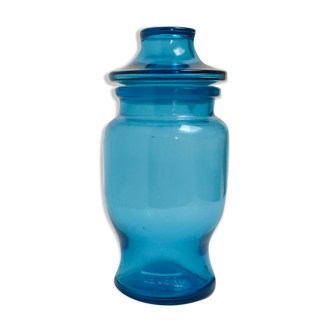 Vintage blue jar M