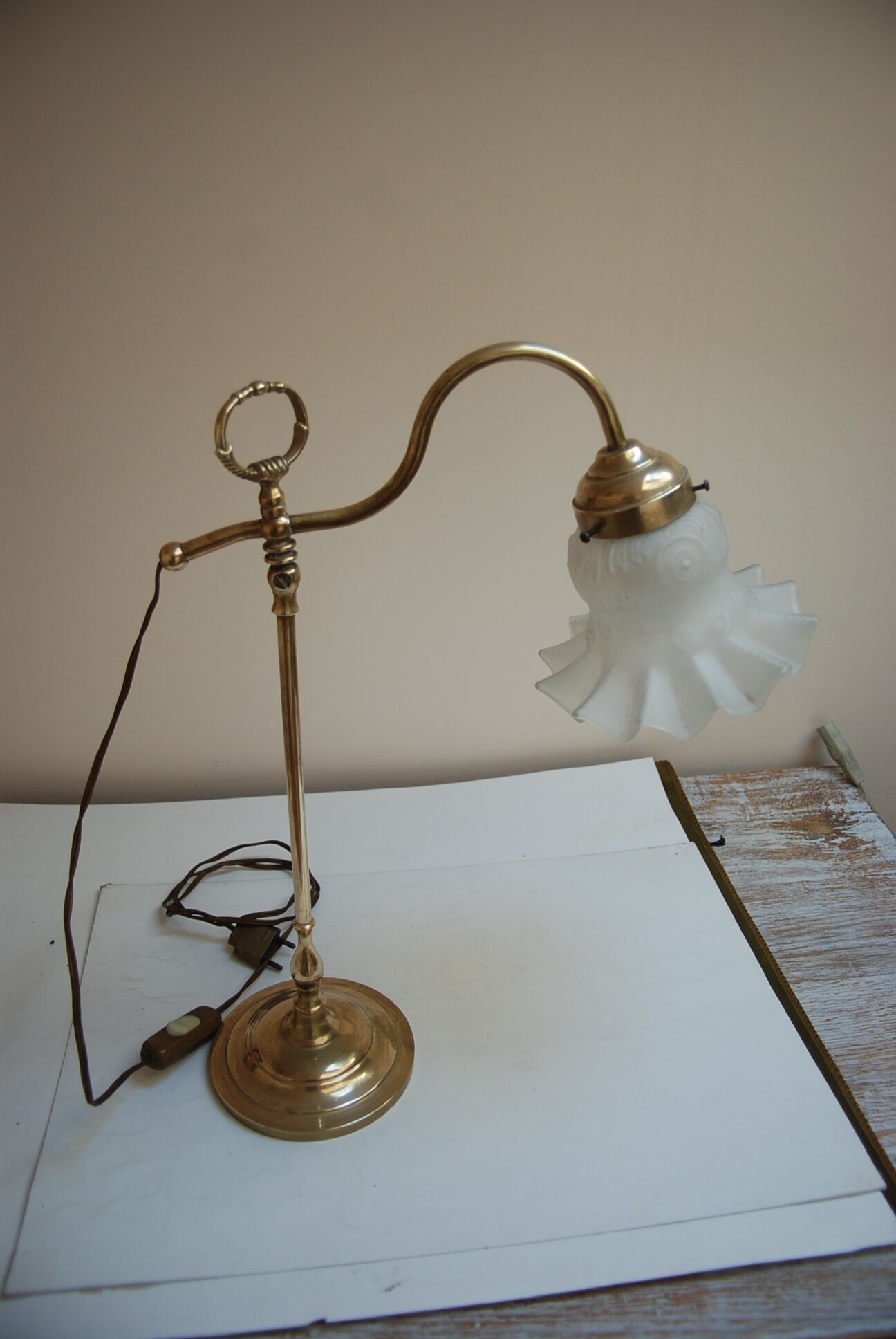 Vintage bedside lamp