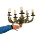 Vintage Italian Gold Gilded Tole Sconces, 1960s, Set of 2