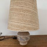 Art Deco glazed ceramic ball lamp, circa 1940