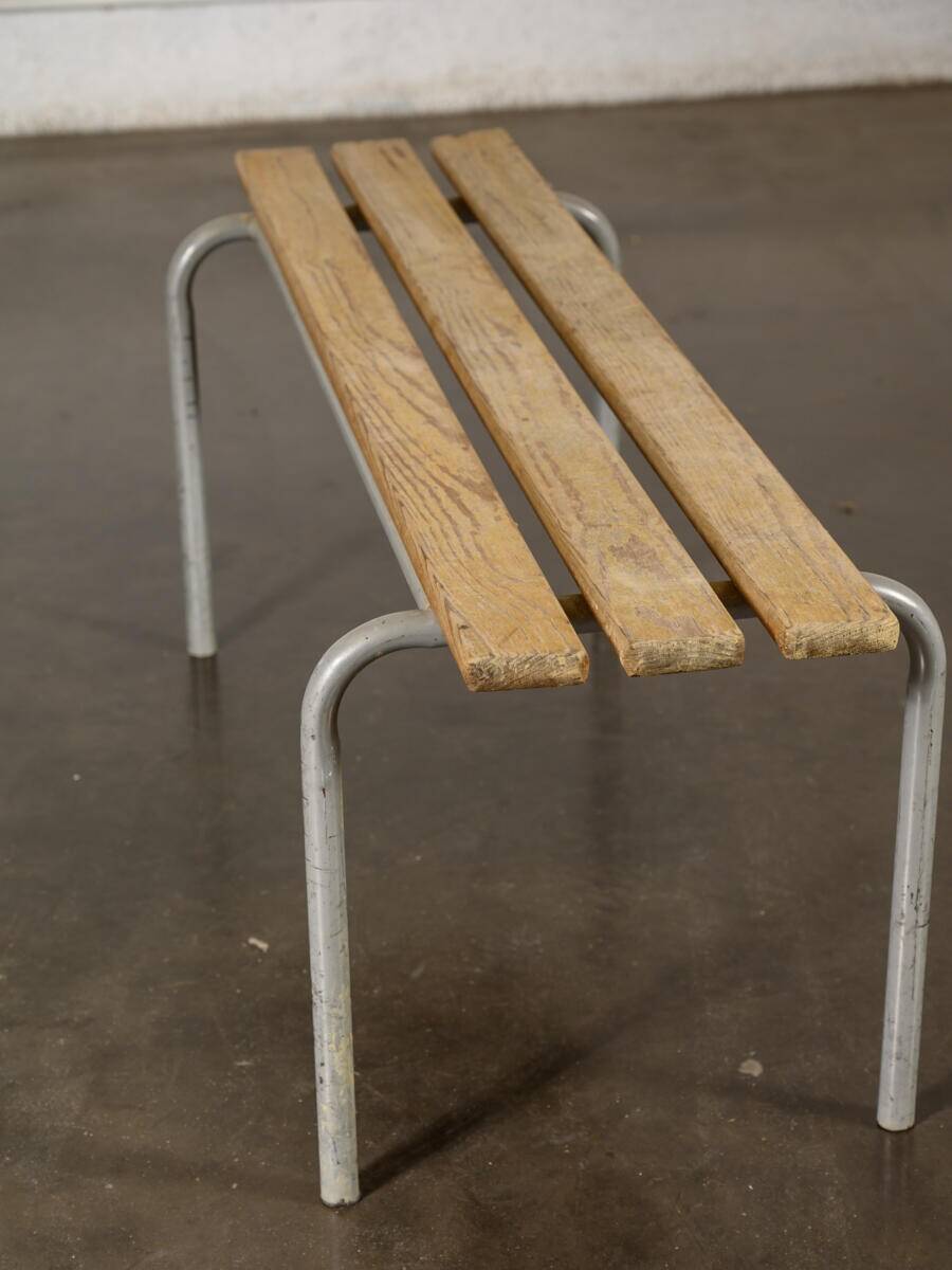 Vintage school bench