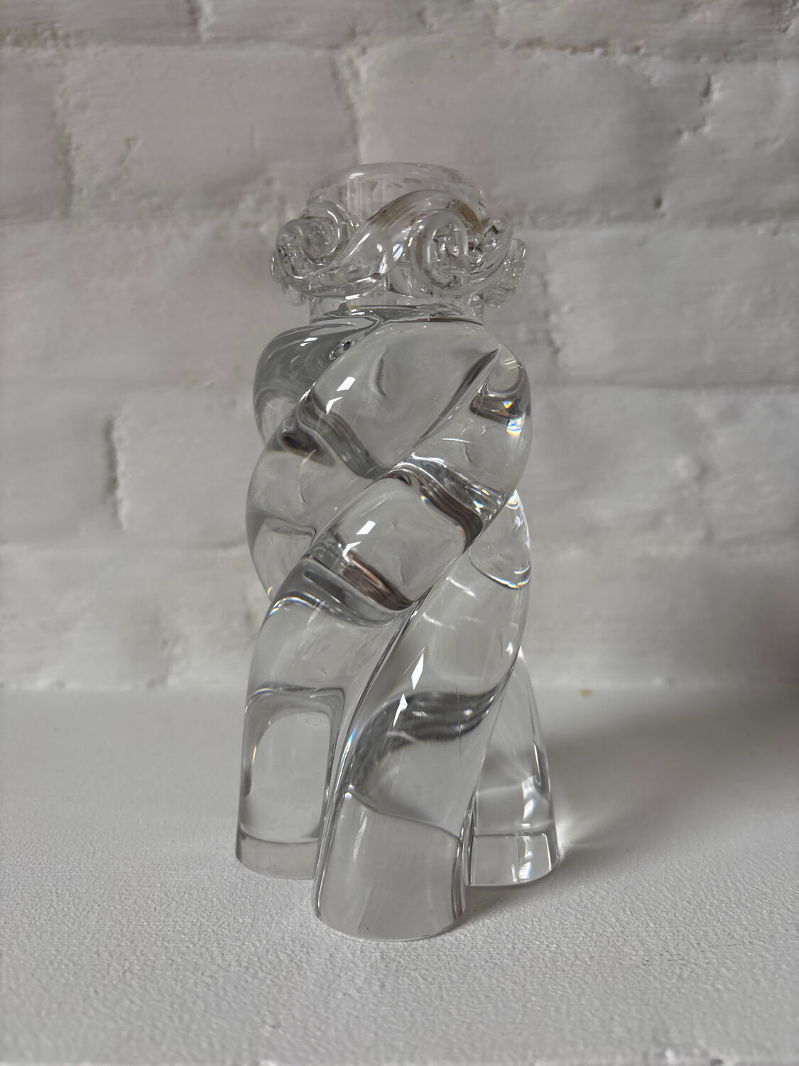 Baccarat crystal candlestick