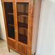 Old display case library with wire mesh from the Napoleon III period, late 19th century