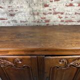 Sideboard Louis XV style carved wood late eighteenth century