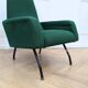 Green vintage armchair