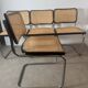 4 chaises Cesca Marcel Breuer  b32 - made in Italy