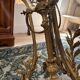 Lustre Bronze Ceiling Light Empire Return Egypt Ram 6 Lights Frosted Glass
