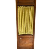 Vintage wooden fabric screen