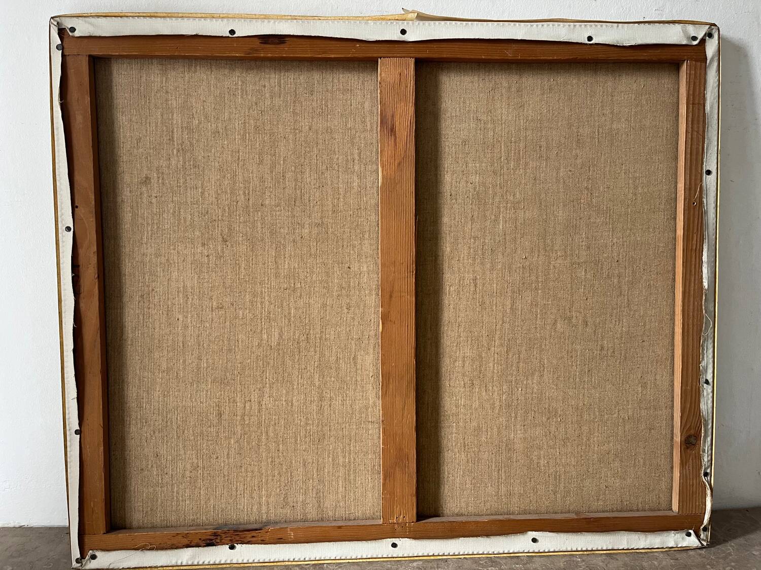 Large Table Bouquet of Flowers, Oil on Canvas, Signed Francine Dubo