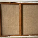 Large Table Bouquet of Flowers, Oil on Canvas, Signed Francine Dubo