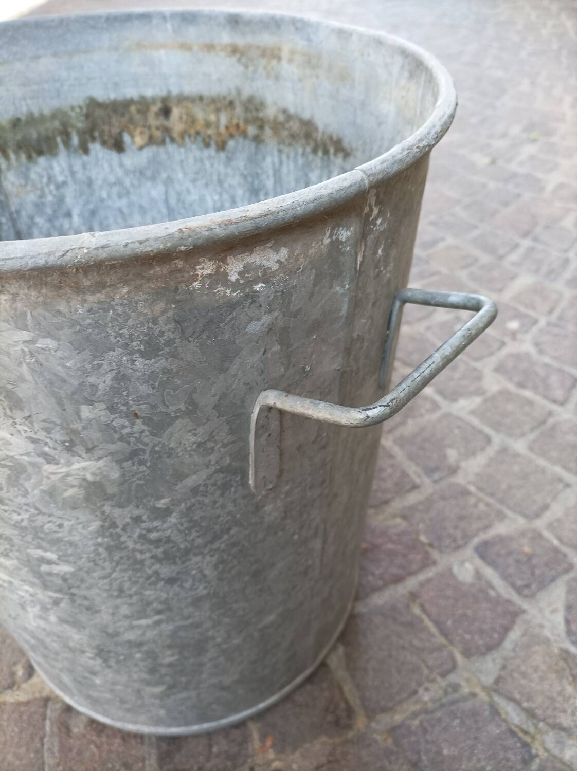Large zinc bucket