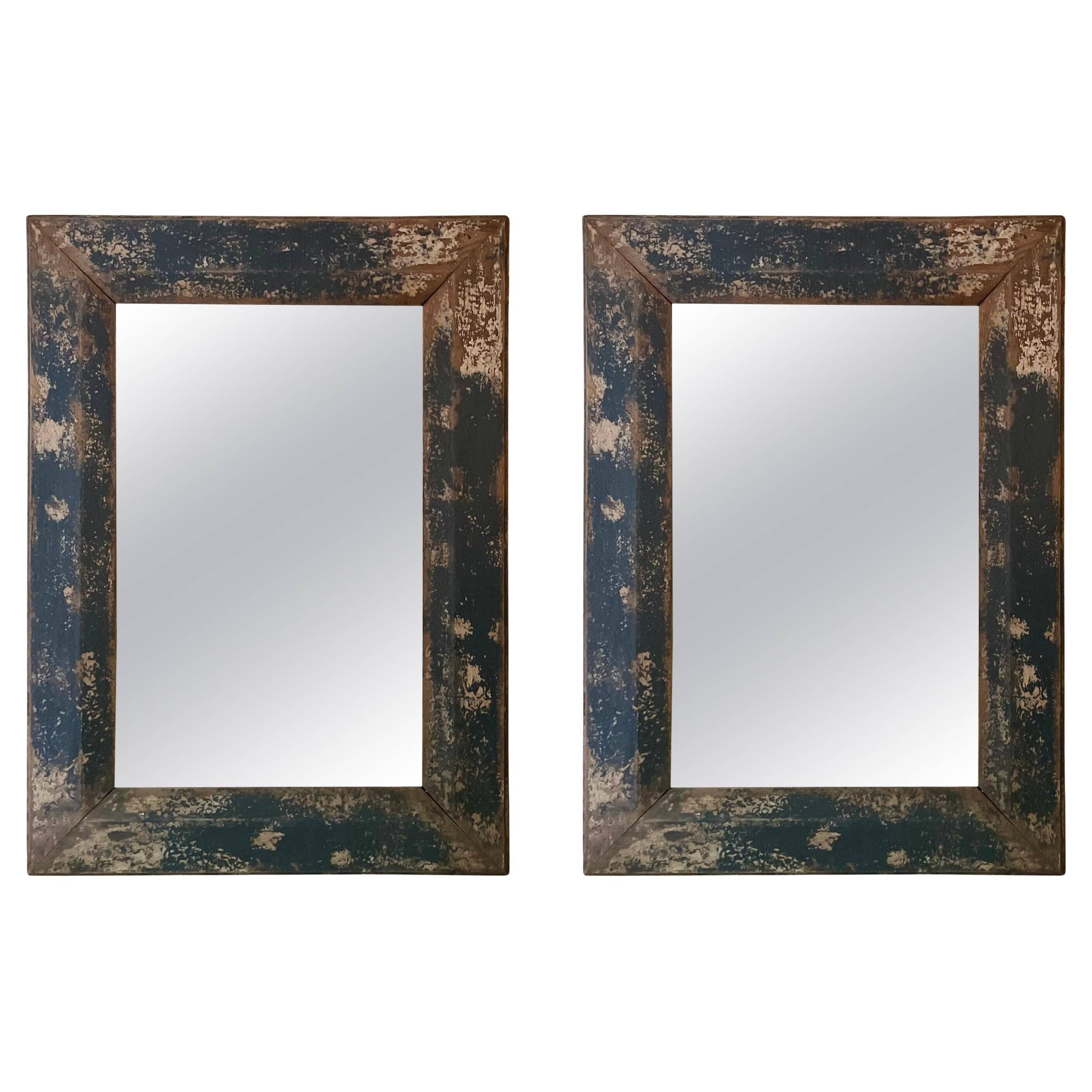 Pair of 18th century Italian mirrors