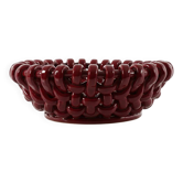 Jérôme Massier, woven ceramic fruit bowl for Vallauris, France.