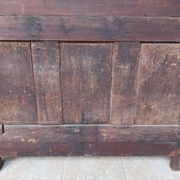Renaissance oak carved buffet cabinet