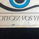 Old vintage poster B. Chadebec 1985