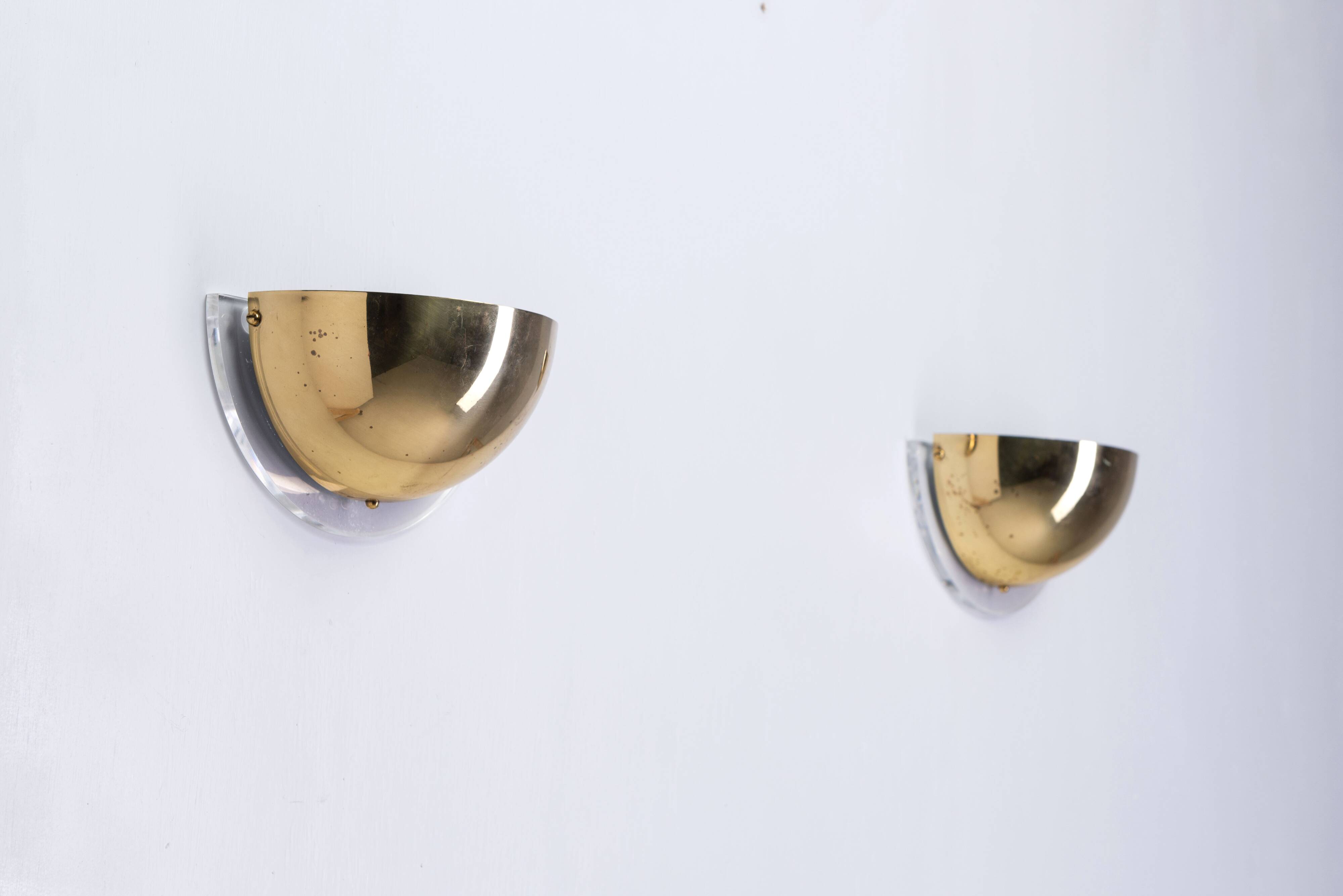Set of two wall lamps by N Leuchten, Germany, 1970s
