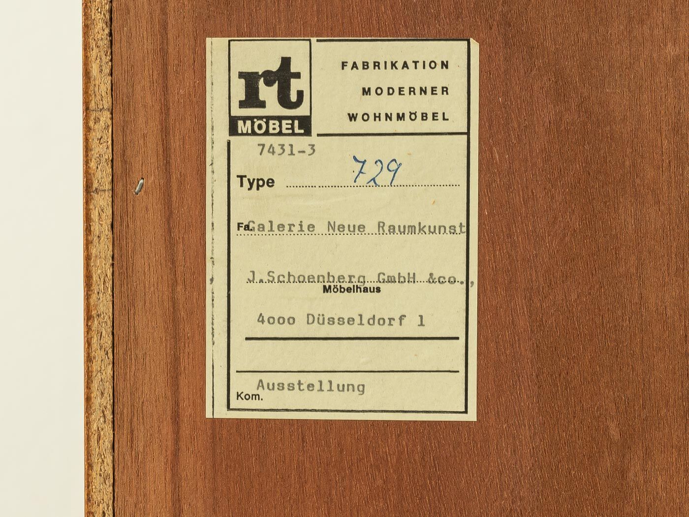 Commode des années 1960 Heinrich Riestenpatt