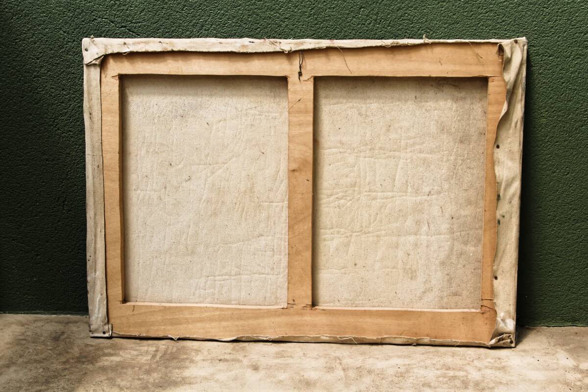 Oil on canvas, female nude