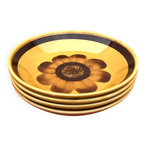 Années 1920 4 Assiettes - digoin sarreguemines