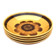 1920s 4 Deep Plates Earthenware from Sarreguemines and Digoin France