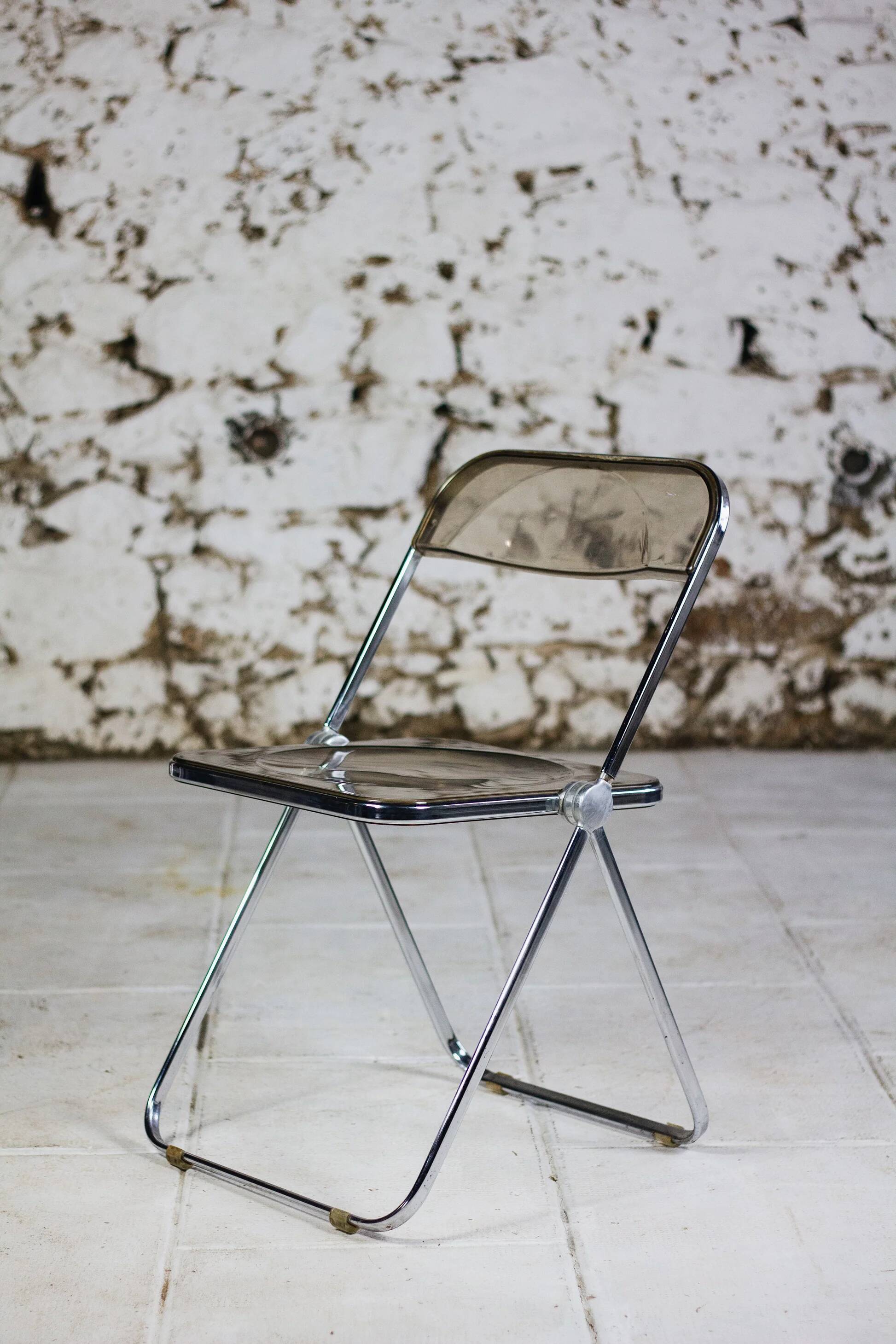 4 Plia chairs by Giancarlo Piretti for Castelli, 1970