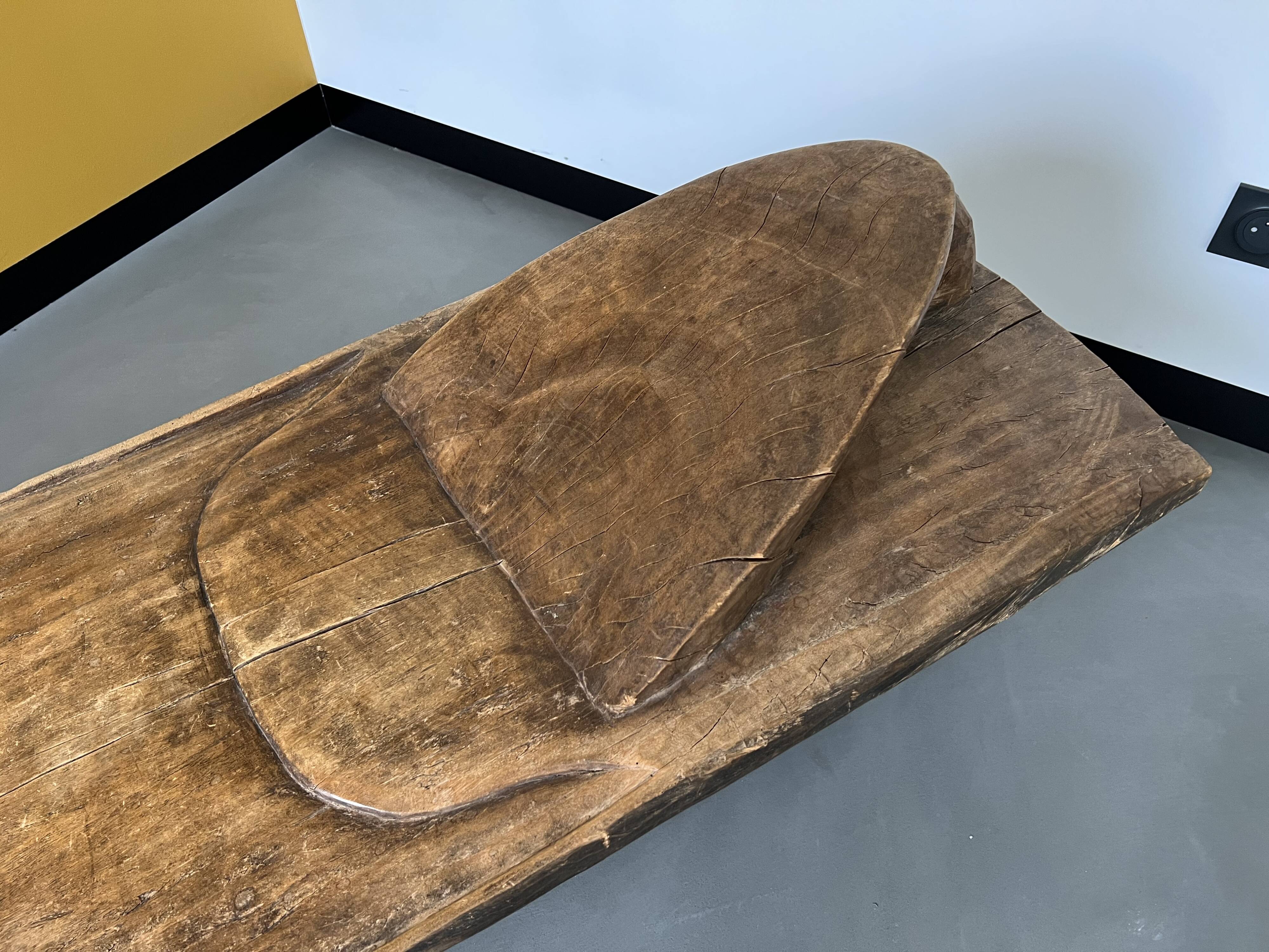 African Senoufo bench, bed, Ivory Coast, 50s