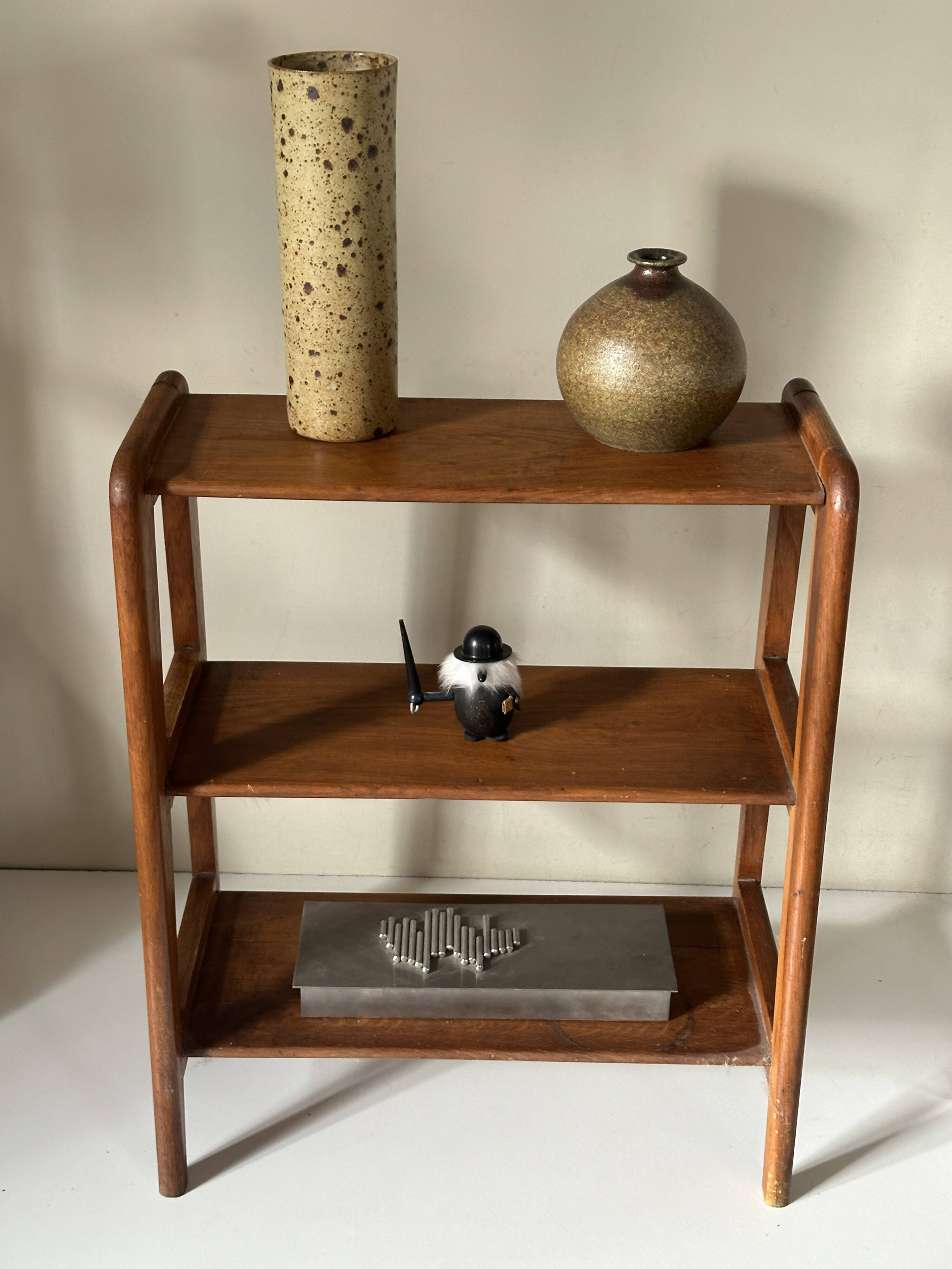 Oak shelf design vintage reconstruction 60s
