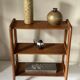 Étagère chêne design reconstruction vintage années 60