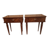 Pair of bedside tables from the 50s and 60s