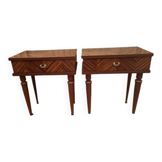 Pair of bedside tables from the 50s and 60s