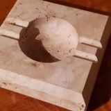 Travertine ashtray from the 70s