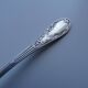 12 dessert spoons Apollo silver metal 1920 in case